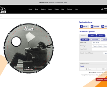DrumART 4.0 - A new website and e-commerce platform
