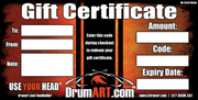 DrumART Gift Certificate