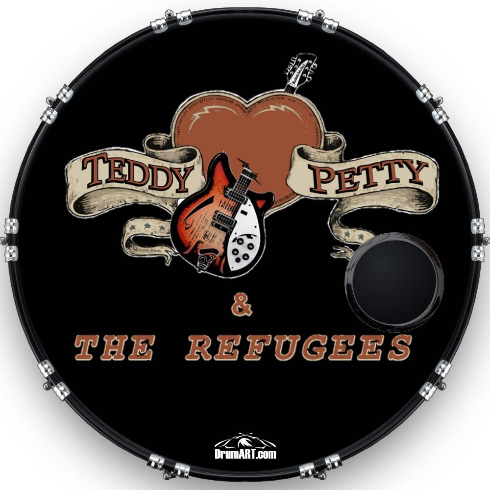 Custom Drumhead — 22" · 84C0D5