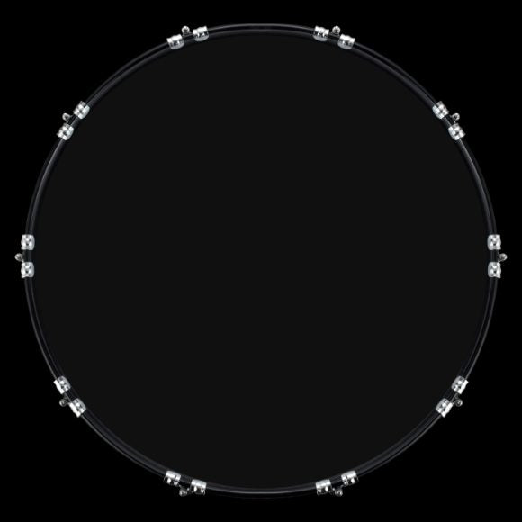Custom Drumhead — 22" · 41E4CD