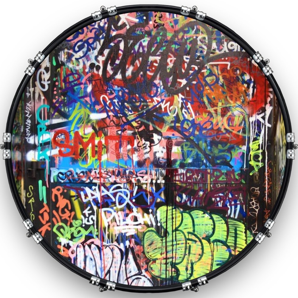 Custom Drumhead — 22" · 342FF9