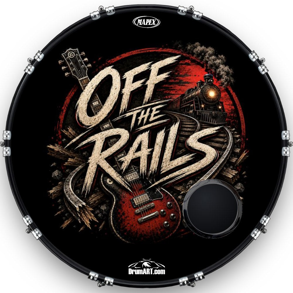 Custom Drumhead — 22" · 2EAF54