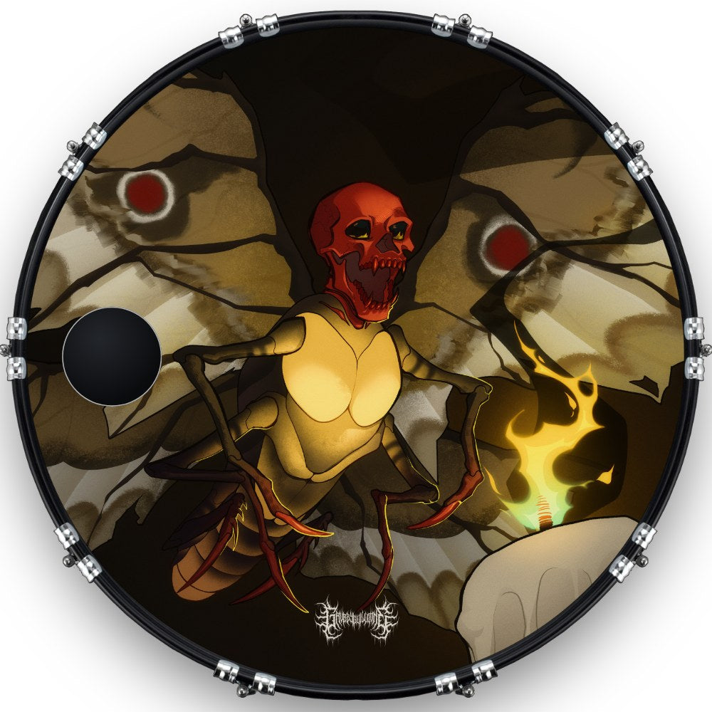 Custom Drumhead — 20" · 6E5757