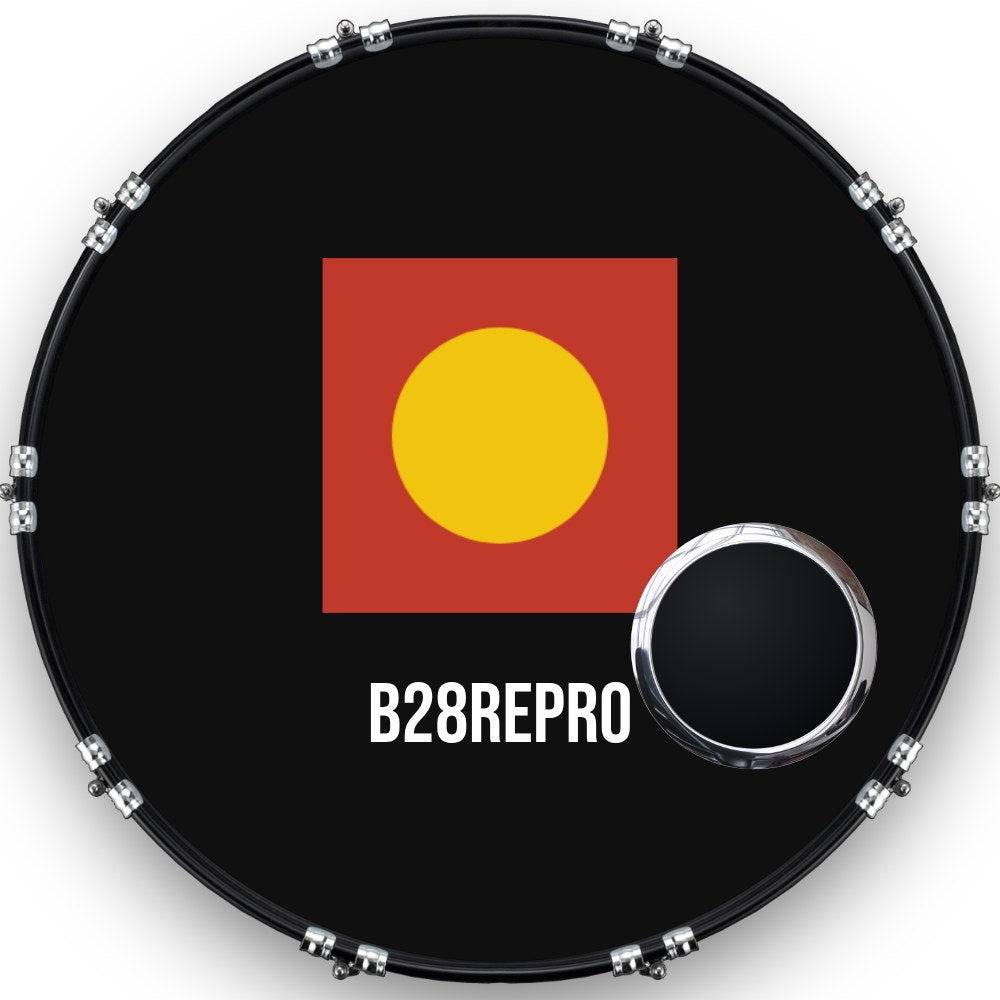 Custom Drumhead — 22" · 5CEDF4