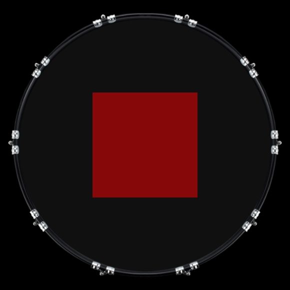 Custom Drumhead — 22" · 0F773B