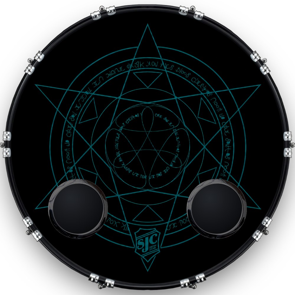 Custom Drumhead — 22" · DE10A1