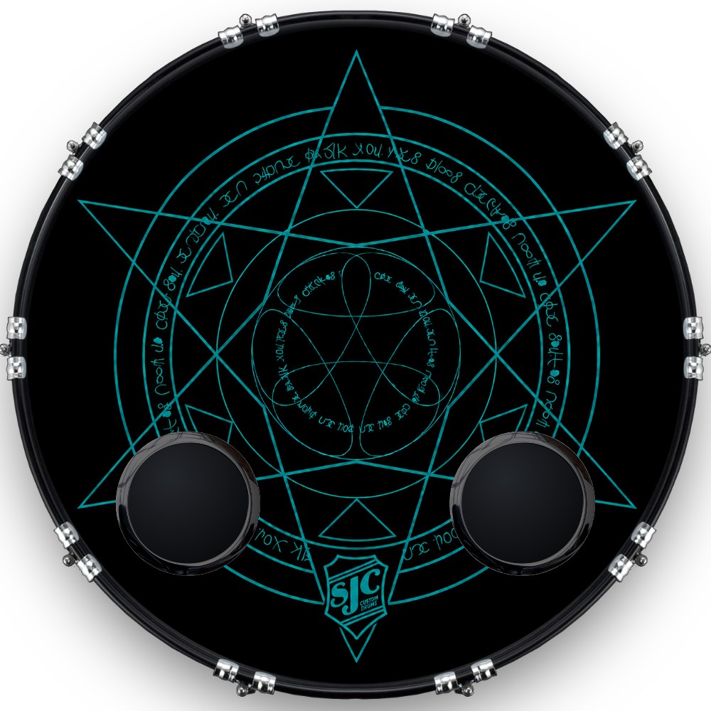 Custom Drumhead — 22" · A3F559