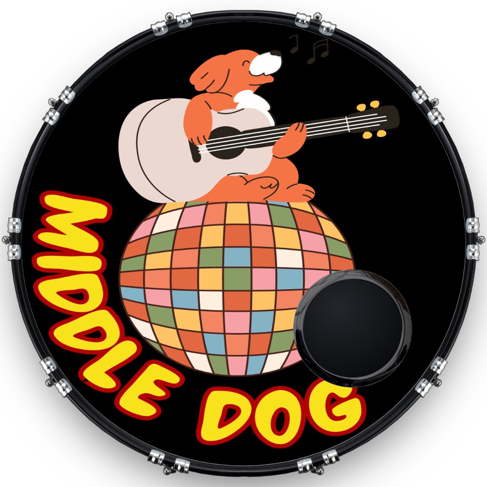 Custom Drumhead — 18" · 686E63