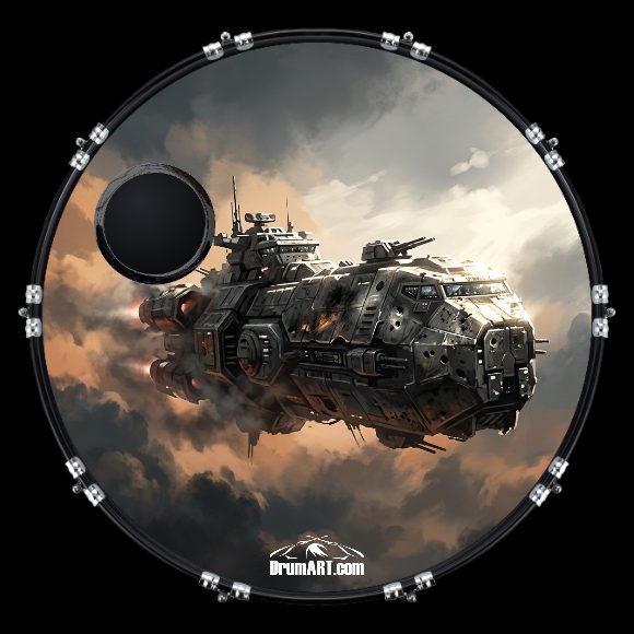 Custom Drumhead — 22" · 597BD6