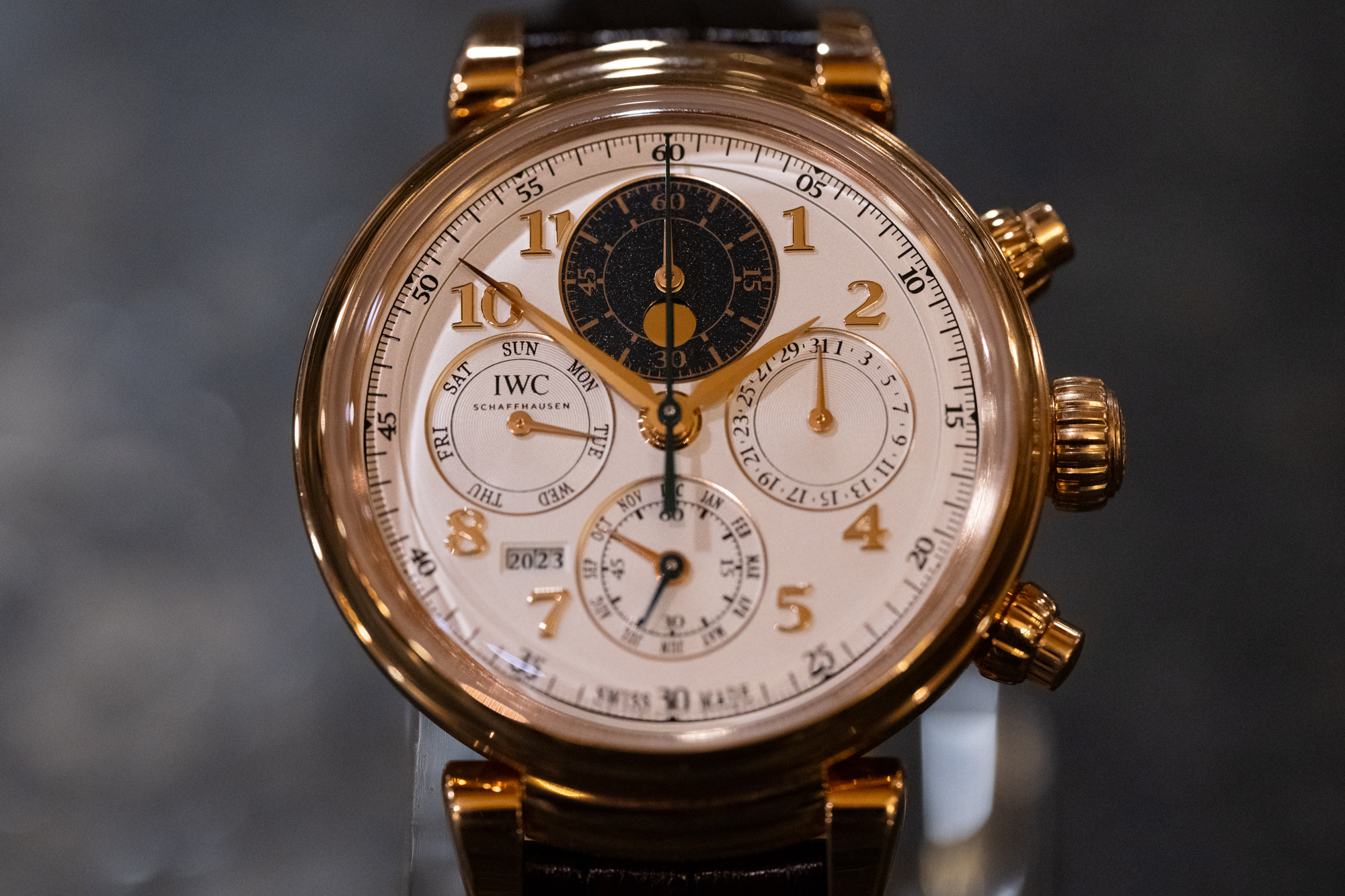 2017 Rose Gold IWC Da Vinci Perpetual Calendar Flyback Chronograph ...